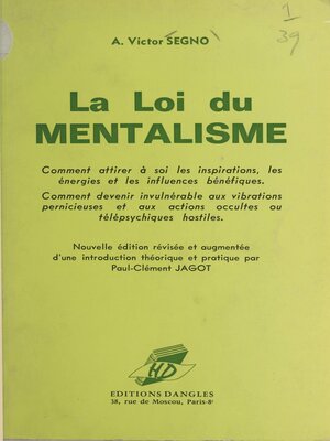 cover image of La loi du mentalisme